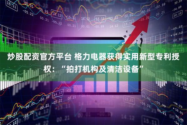 炒股配资官方平台 格力电器获得实用新型专利授权：“拍打机构及清洁设备”